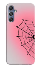 Pink Web Samsung M34 5G/F34 5G Hard Case Back Cover by Casekaro