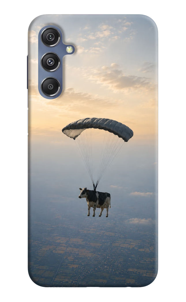Skydiving Cow Samsung M34 5G/F34 5G Hard Case Back Cover by Casekaro