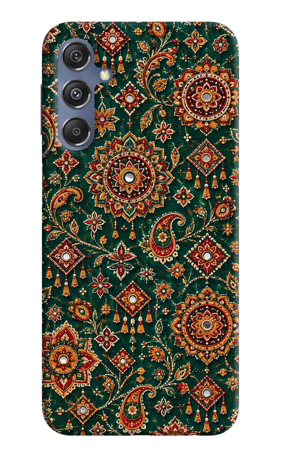 Green Pataka Samsung M34 5G/F34 5G Back Cover, Hard case