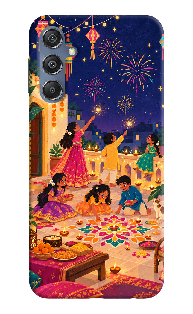 Diwali Night Samsung M34 5G/F34 5G Hard Case Back Cover by Casekaro