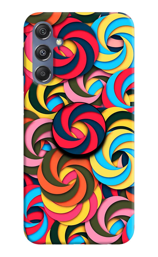 Spiral Pattern Samsung M34 5G/F34 5G Pop Case by Casekaro