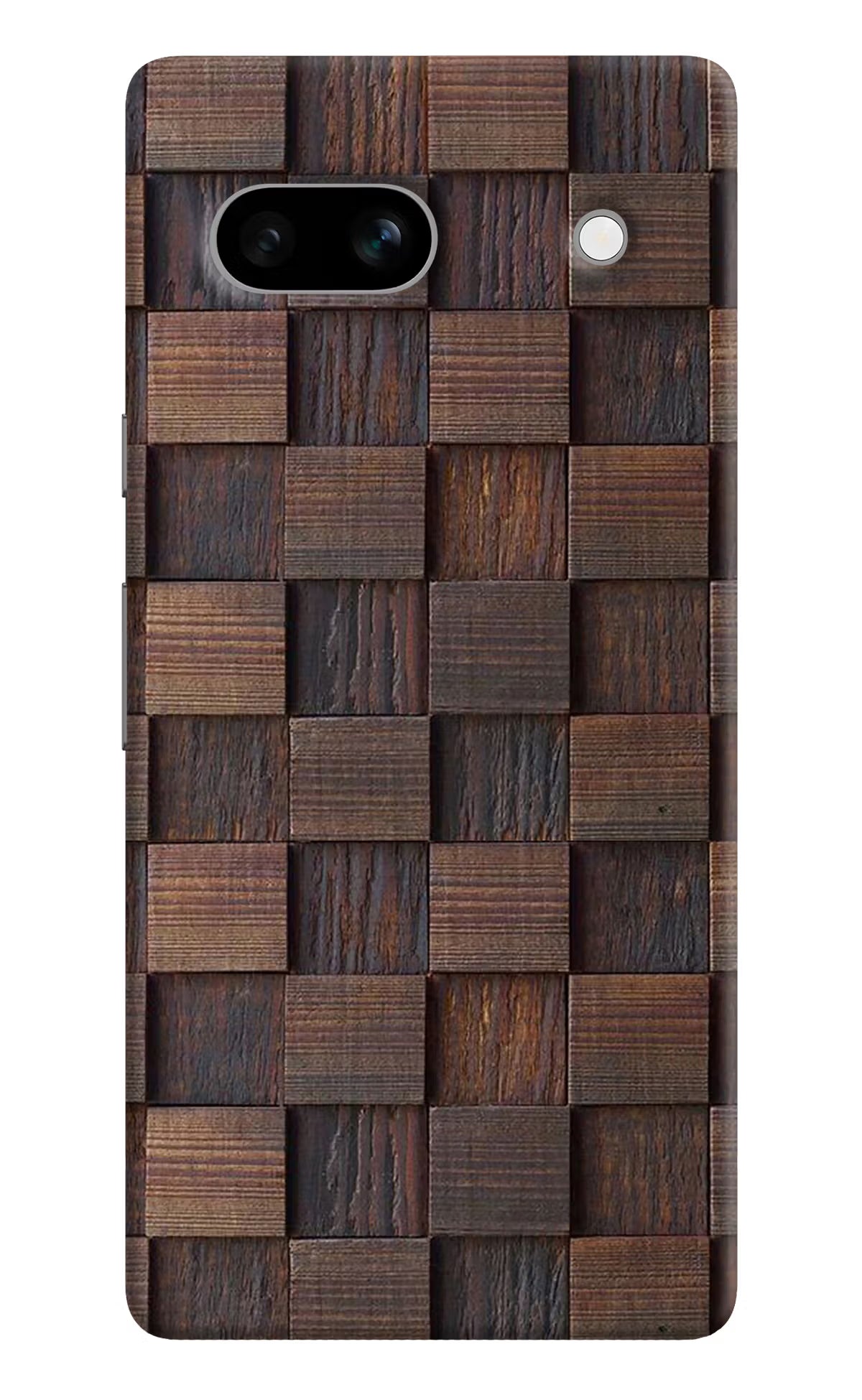 Wooden Cube Design Google Pixel 7A Hard Case Back Cover by Casekaro