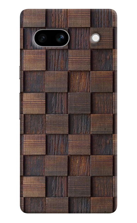 Wooden Cube Design Google Pixel 7A Hard Case Back Cover by Casekaro