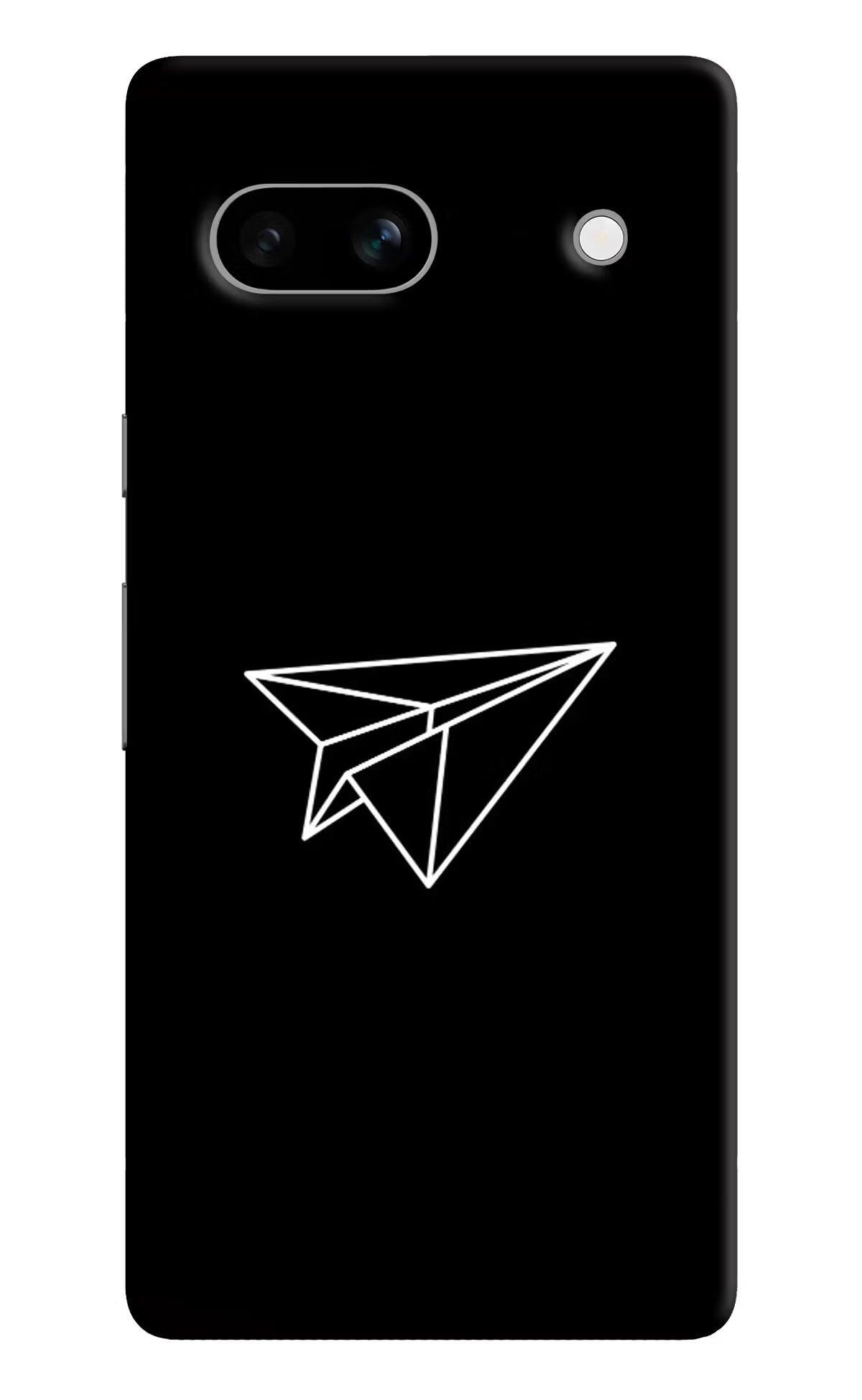 Paper Plane White Google Pixel 7A Hard Case Back Cover by Casekaro