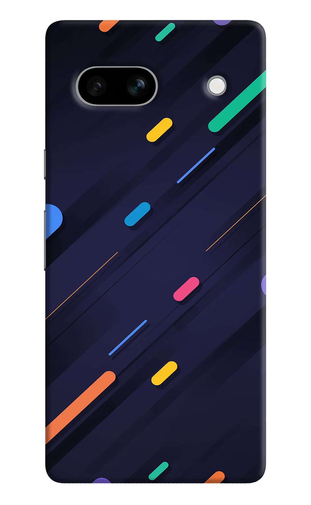 Abstract Design Google Pixel 7A Hard Case Back Cover by Casekaro