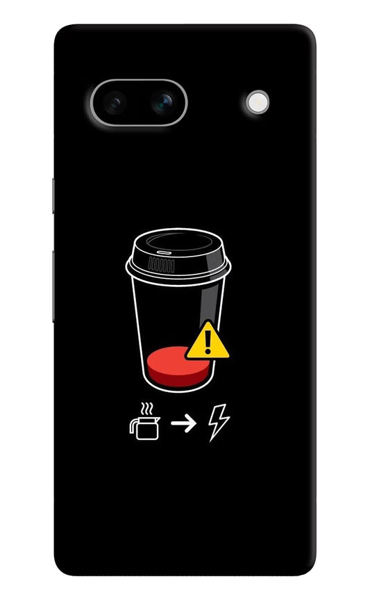Coffee Google Pixel 7A Hard Case Back Cover by Casekaro