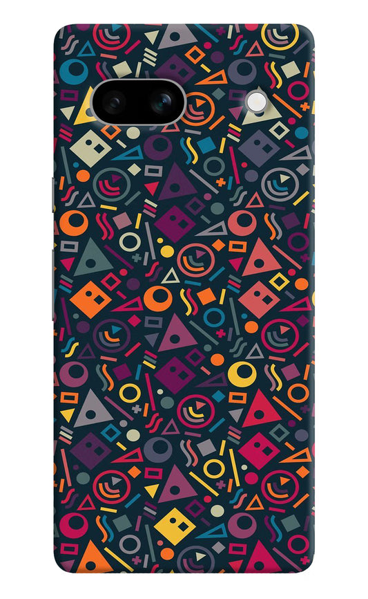 Geometric Abstract Google Pixel 7A Hard Case Back Cover by Casekaro