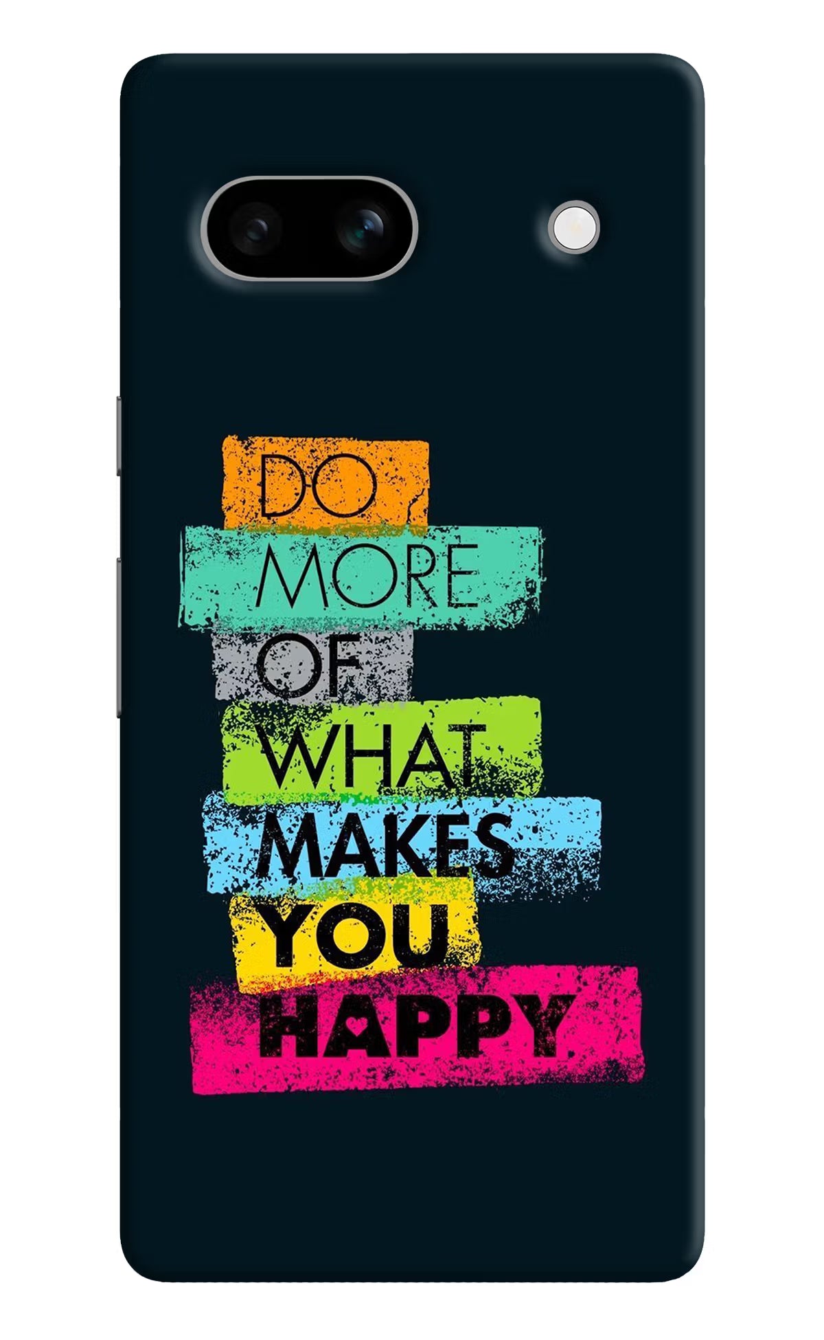 Do More Of What Makes You Happy Google Pixel 7A Hard Case Back Cover by Casekaro