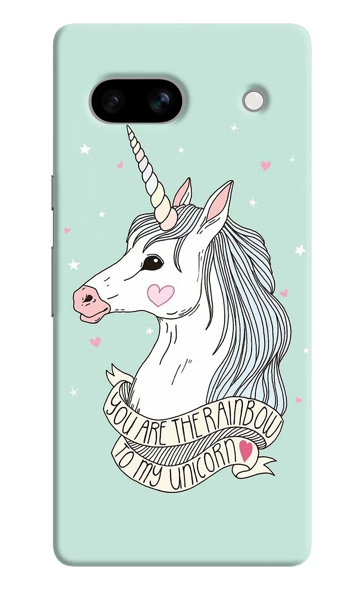 Unicorn Wallpaper Google Pixel 7A Hard Case Back Cover by Casekaro
