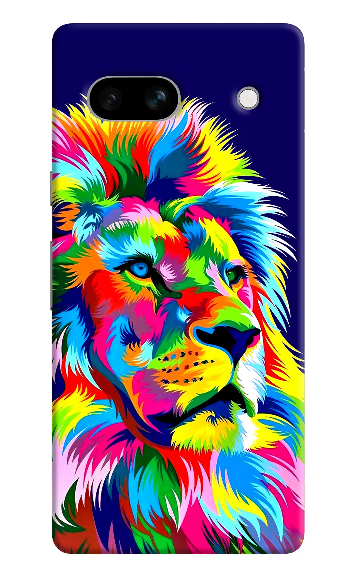 Vector Art Lion Google Pixel 7A Hard Case Back Cover by Casekaro