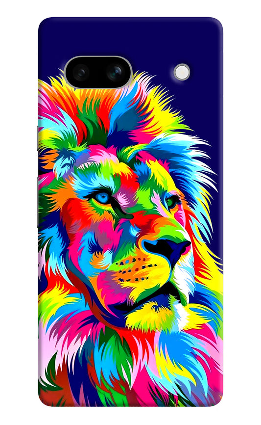 Vector Art Lion Google Pixel 7A Hard Case Back Cover by Casekaro