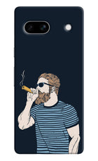 Smoking Google Pixel 7A Hard Case Back Cover by Casekaro