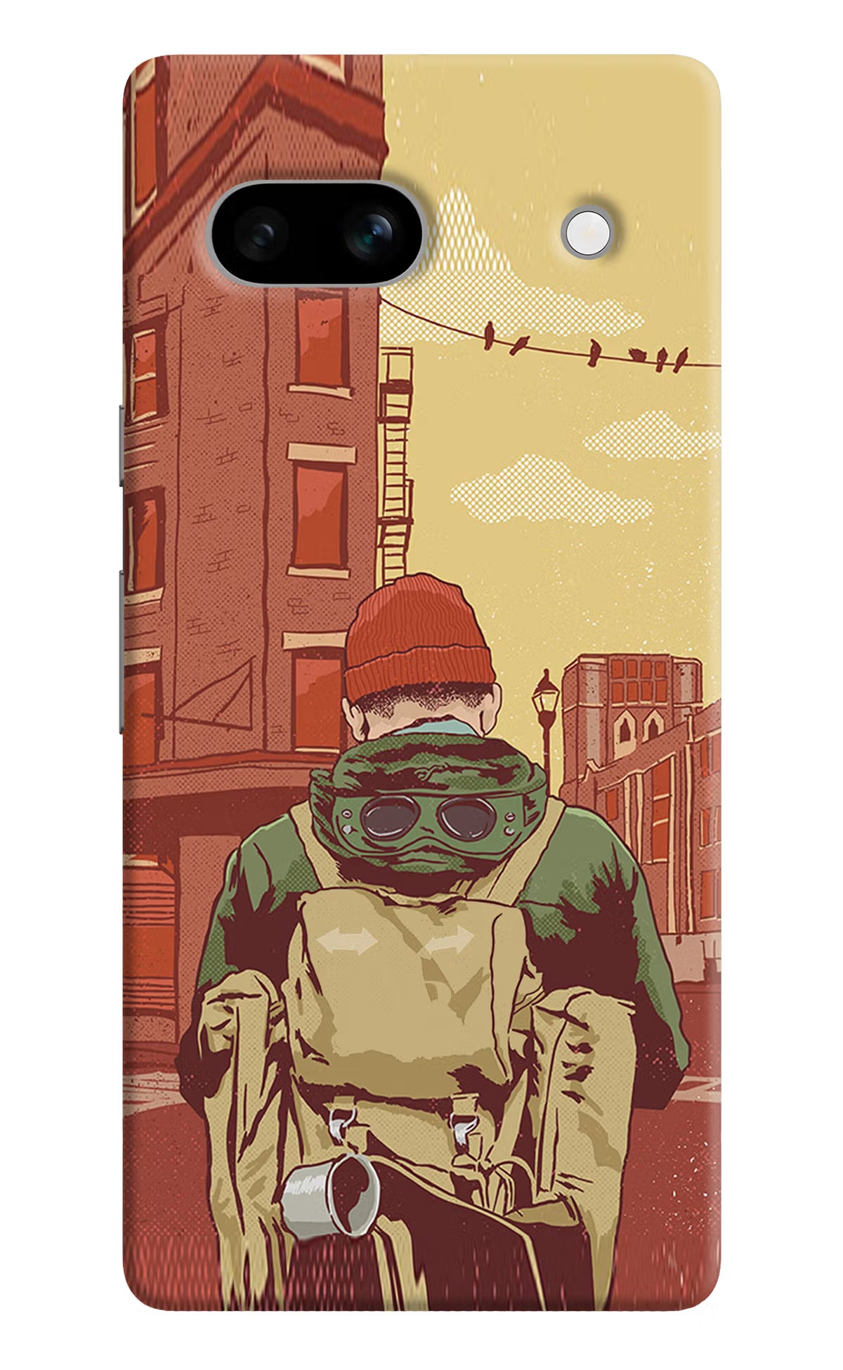 Adventurous Google Pixel 7A Hard Case Back Cover by Casekaro