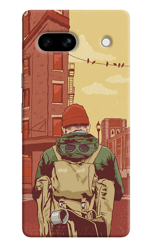 Adventurous Google Pixel 7A Hard Case Back Cover by Casekaro