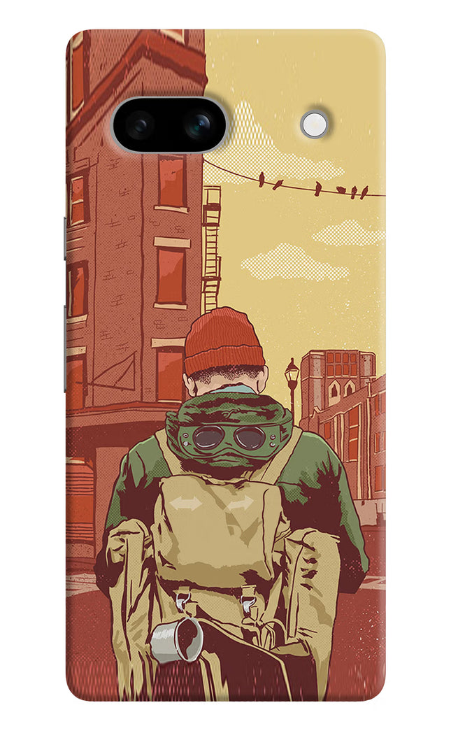Adventurous Google Pixel 7A Hard Case Back Cover by Casekaro