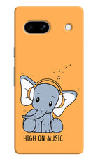 High On Music Google Pixel 7A Hard Case Back Cover by Casekaro