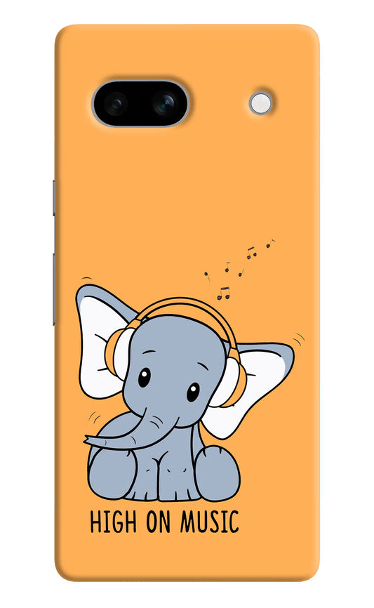 High On Music Google Pixel 7A Hard Case Back Cover by Casekaro
