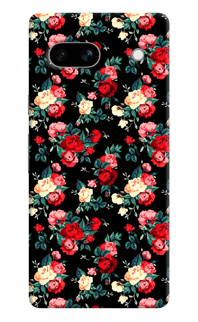 Rose Pattern Google Pixel 7A Hard Case Back Cover by Casekaro