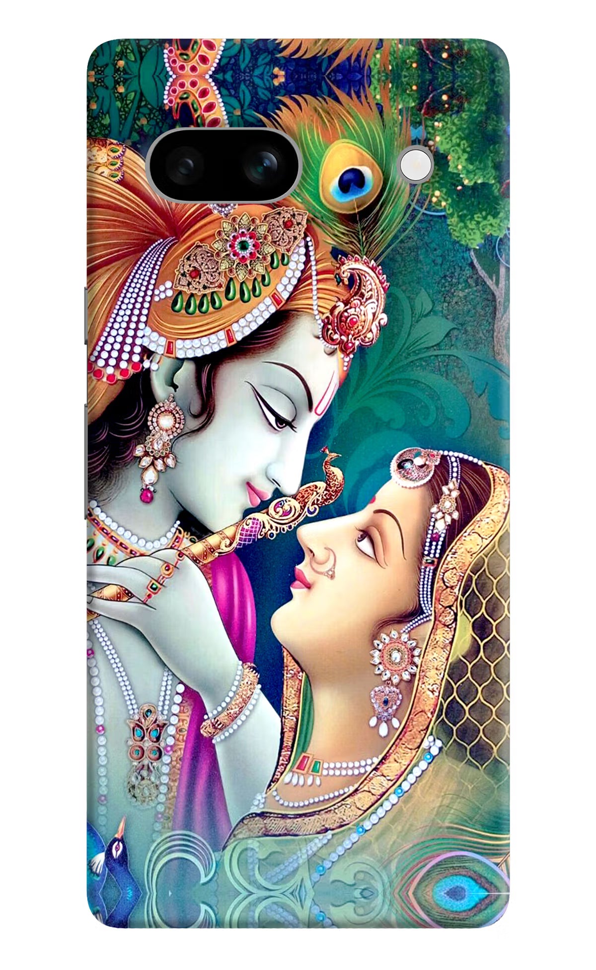 Lord Radha Krishna Google Pixel 7A Hard Case Back Cover by Casekaro