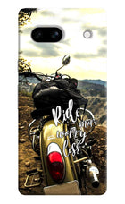 Ride More Worry Less Google Pixel 7A Hard Case Back Cover by Casekaro