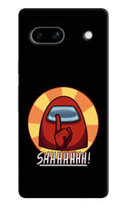Among Us Shhh! Google Pixel 7A Hard Case Back Cover by Casekaro