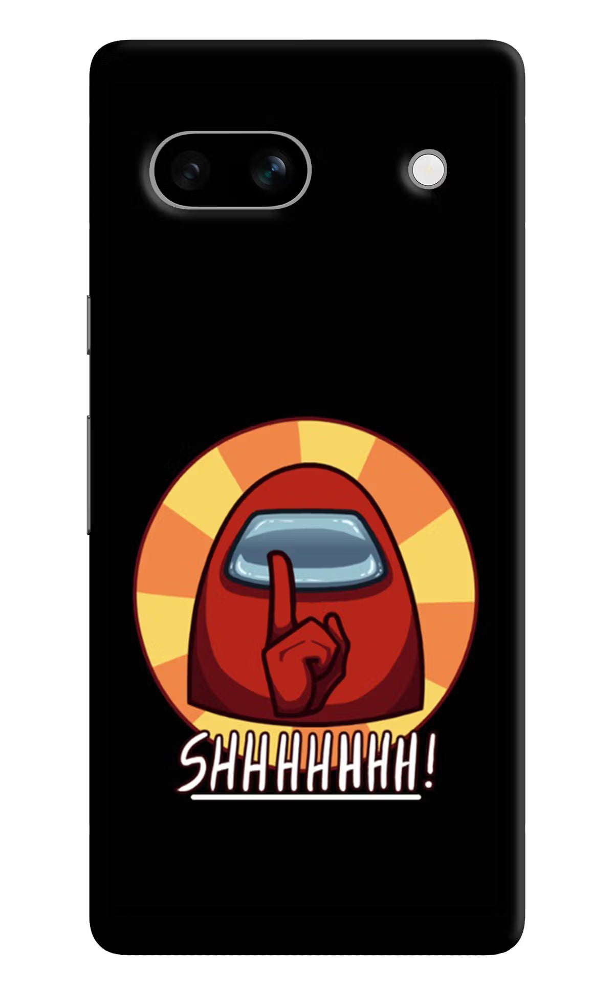 Among Us Shhh! Google Pixel 7A Hard Case Back Cover by Casekaro