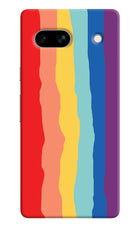 Rainbow Google Pixel 7A Hard Case Back Cover by Casekaro