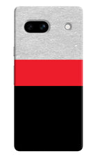 Tri Color Pattern Google Pixel 7A Hard Case Back Cover by Casekaro