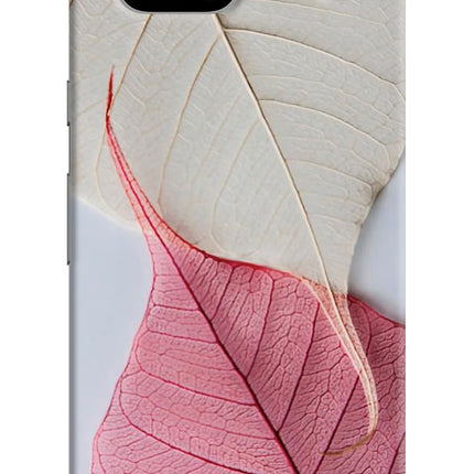 White Pink Leaf Google Pixel 7A Hard Case Back Cover by Casekaro