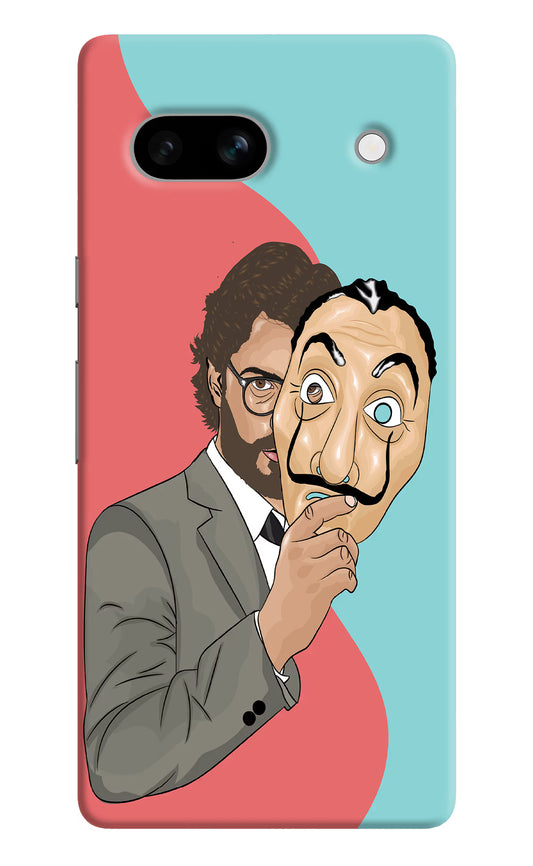 Professor Google Pixel 7A Hard Case Back Cover by Casekaro
