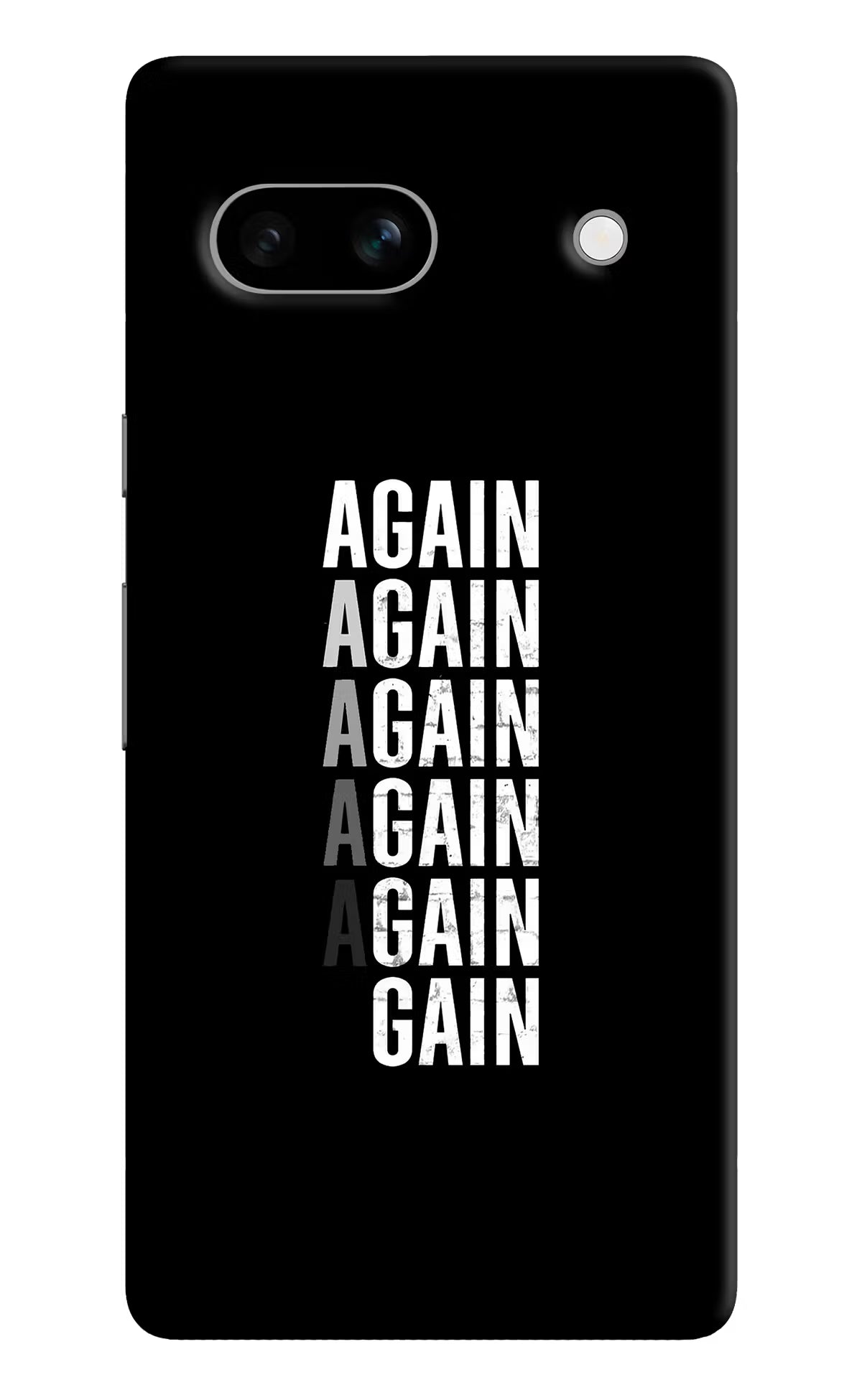 Again Again Gain Google Pixel 7A Hard Case Back Cover by Casekaro