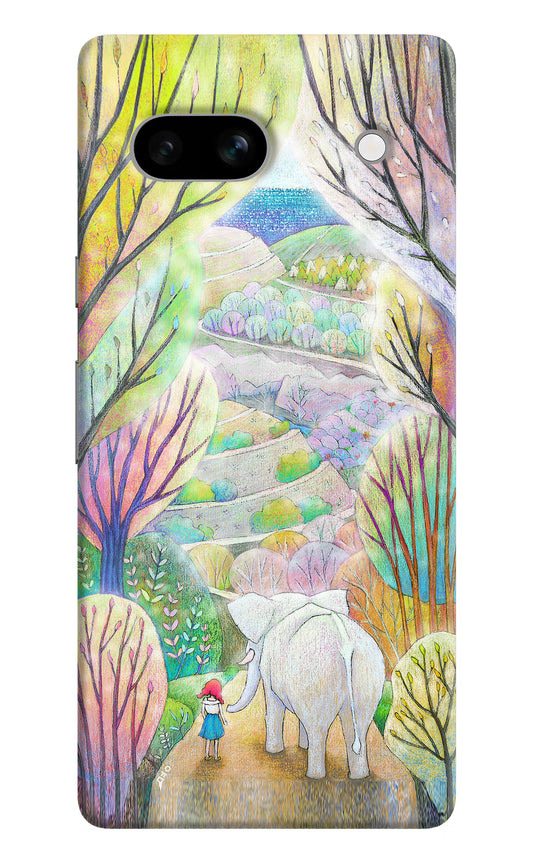 Nature Painting Google Pixel 7A Hard Case Back Cover by Casekaro
