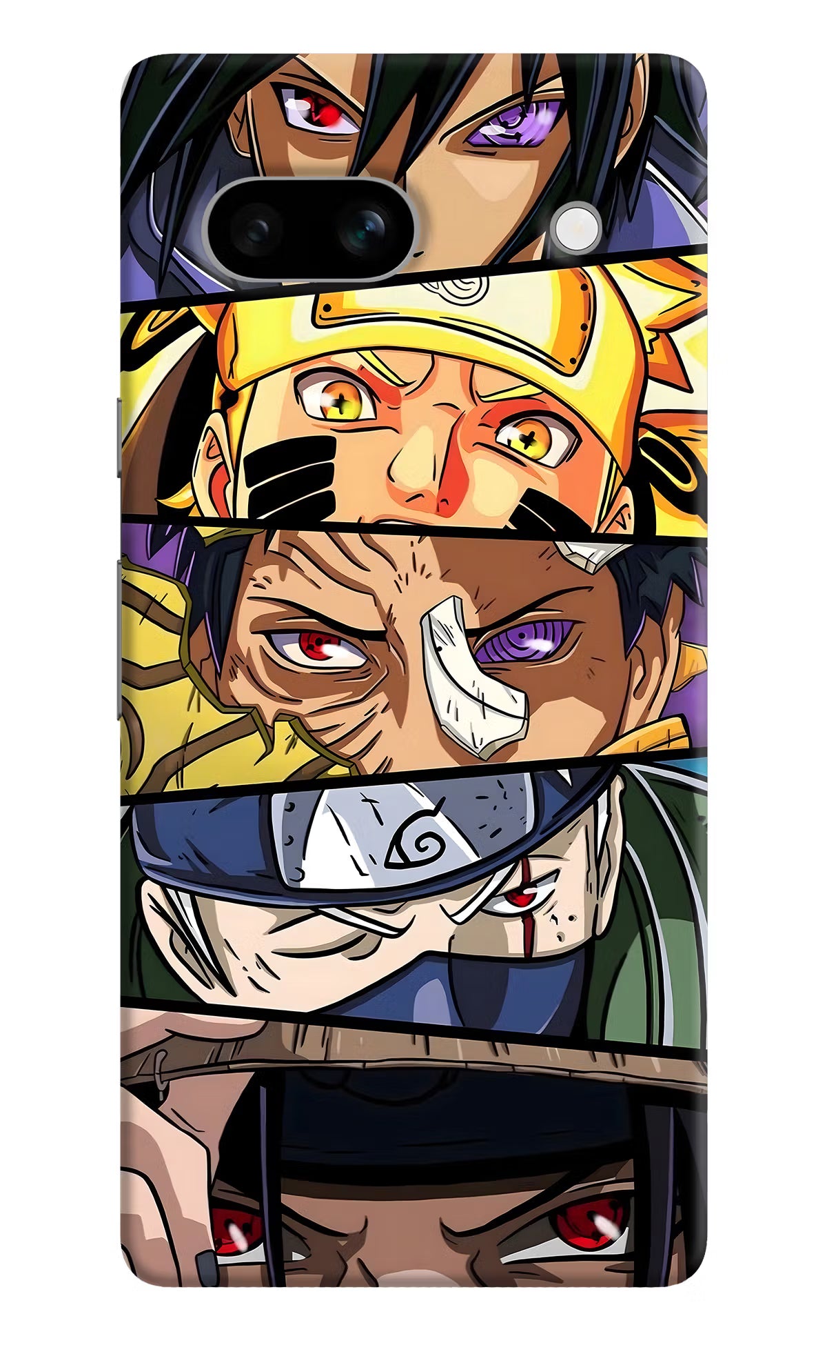 Naruto Character Google Pixel 7A Hard Case Back Cover by Casekaro