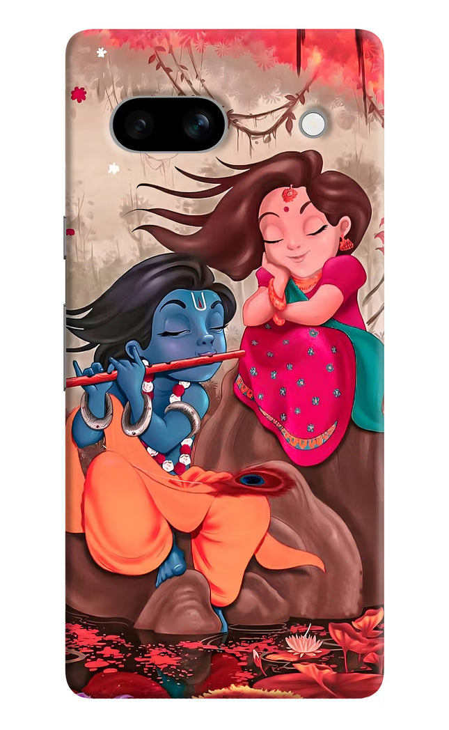 Radhe Krishna Google Pixel 7A Hard Case Back Cover by Casekaro