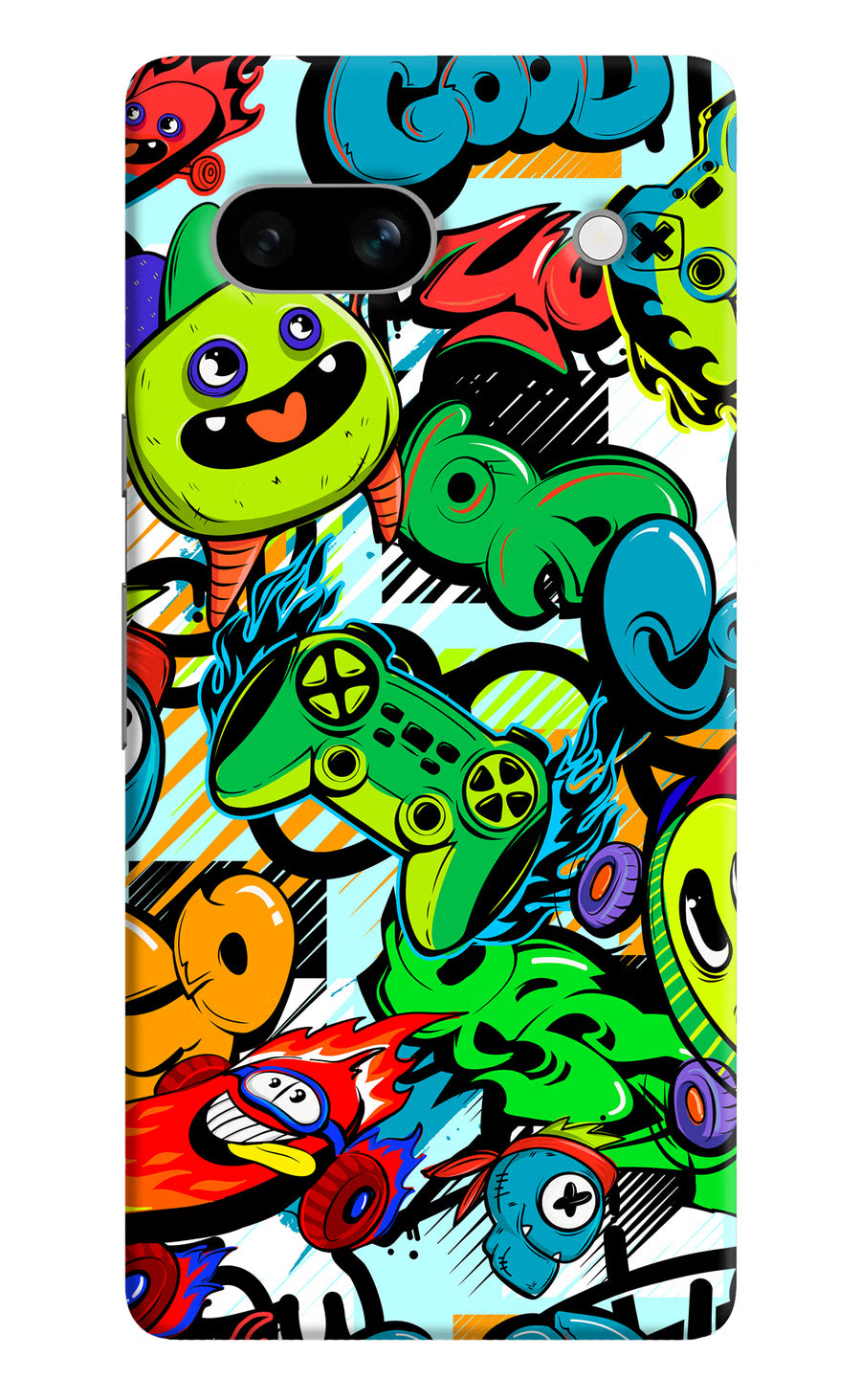 Game Doodle Google Pixel 7A Back Cover, Hard case