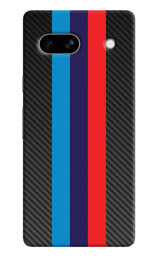 BMW Stripes Pattern Google Pixel 7A Hard Case Back Cover by Casekaro