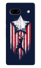 Captain America Marvel Art Google Pixel 7A Hard Case Back Cover by Casekaro