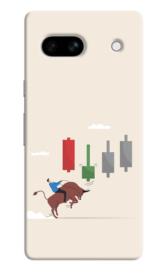 Bull Trading Momentum Google Pixel 7A Hard Case Back Cover by Casekaro