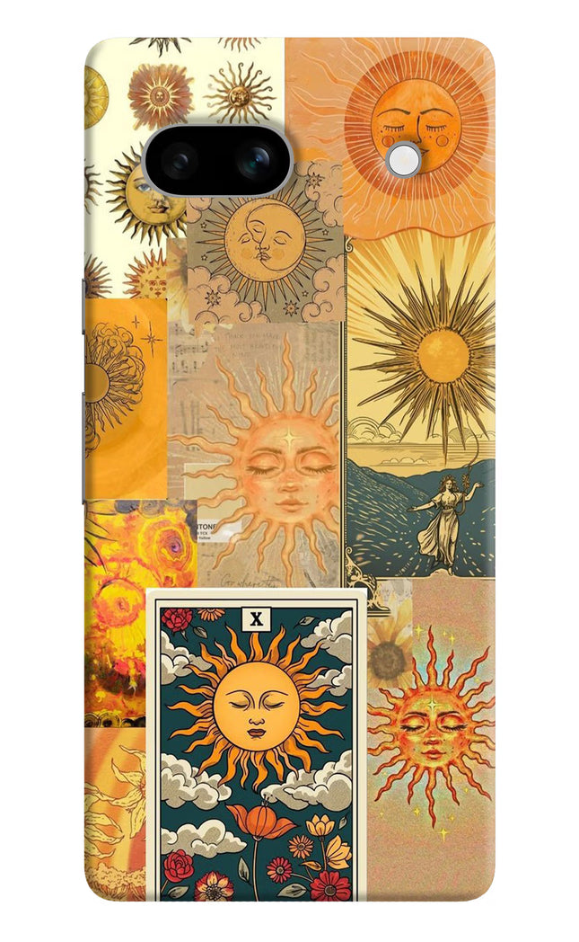 Sun Google Pixel 7A Hard Case Back Cover by Casekaro
