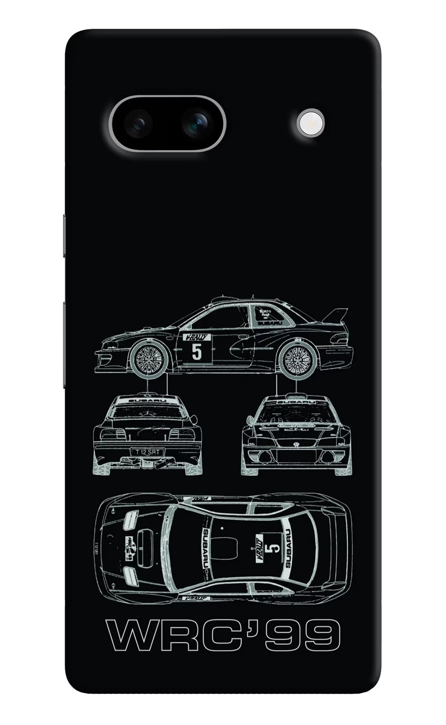 WRC'99 Google Pixel 7A Back Cover, Hard case