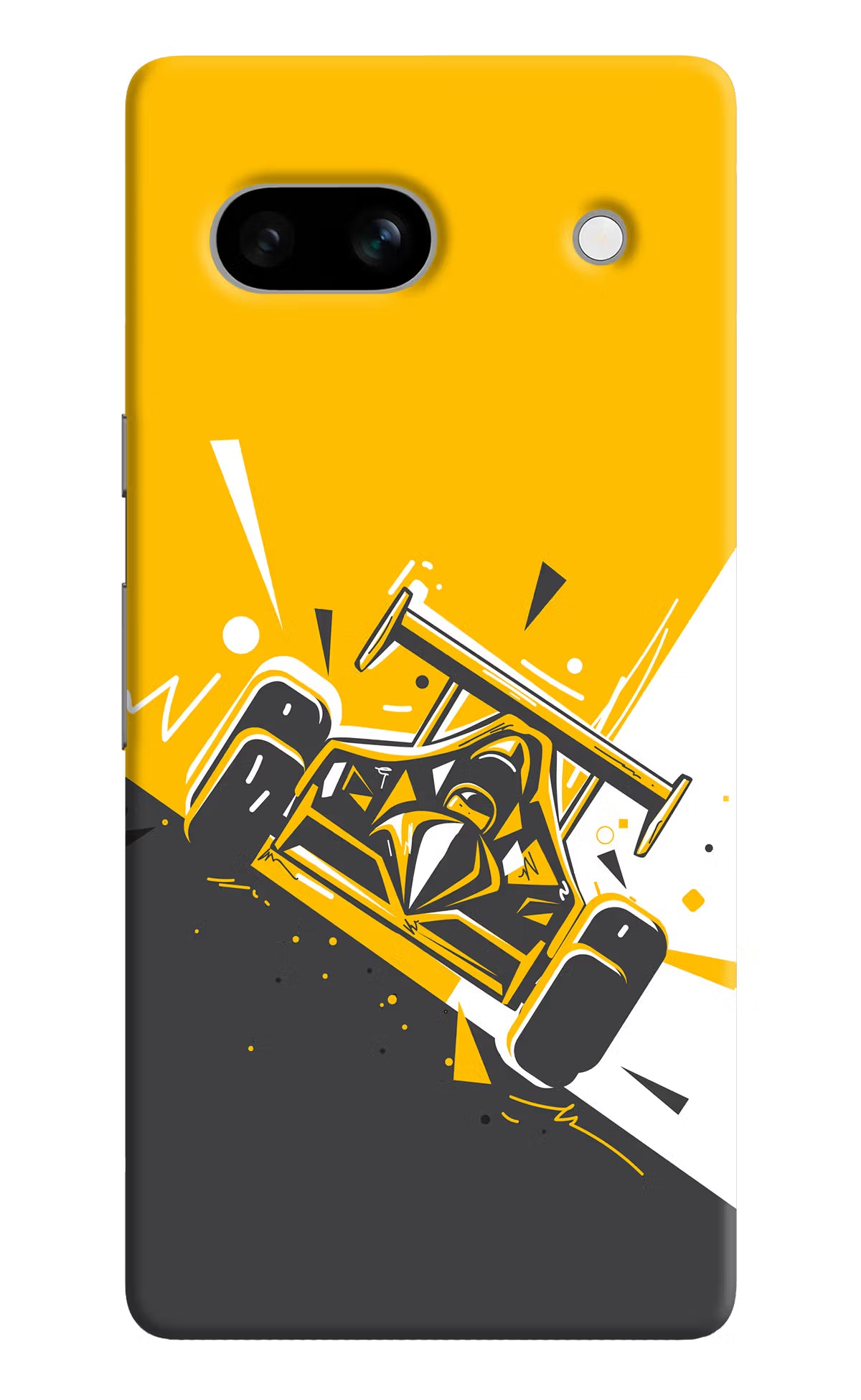 Track King Google Pixel 7A Hard Case Back Cover by Casekaro