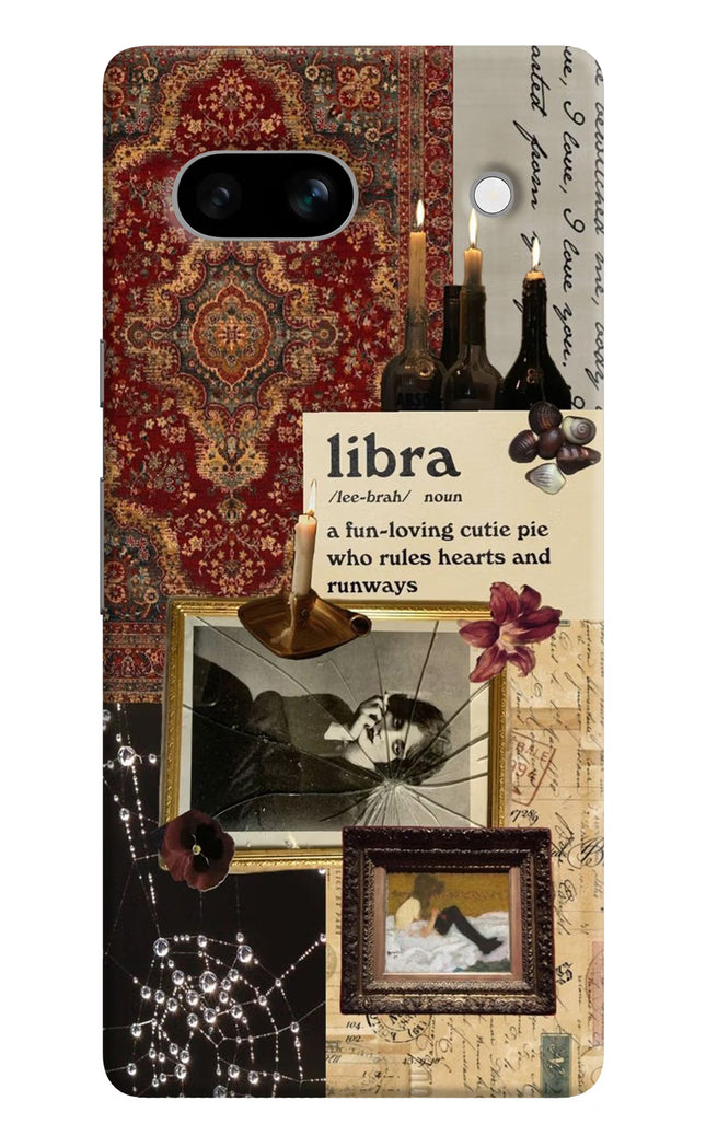 Libra Zodiac Google Pixel 7A Hard Case Back Cover by Casekaro