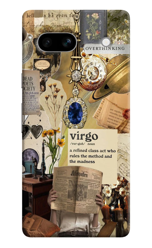 Virgo Zodiac Google Pixel 7A Hard Case Back Cover by Casekaro