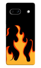 Fired Up – Black Google Pixel 7A Hard Case Back Cover by Casekaro