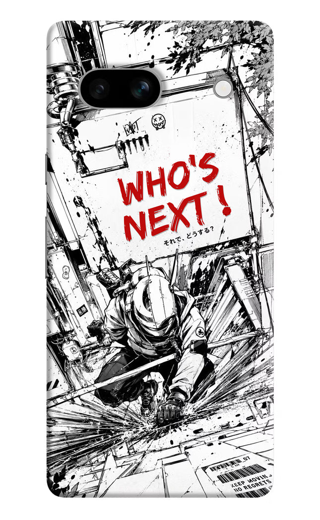 Who's Next Google Pixel 7A Hard Case Back Cover by Casekaro