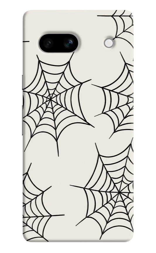 Spider Web Google Pixel 7A Hard Case Back Cover by Casekaro
