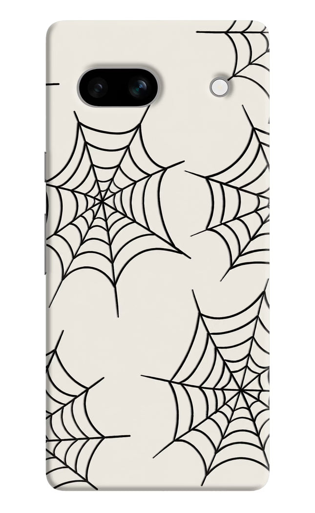 Spider Web Google Pixel 7A Hard Case Back Cover by Casekaro