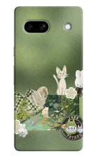 Aesthetic anime Google Pixel 7A Hard Case Back Cover by Casekaro