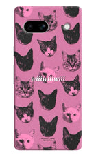 Pink Cats Google Pixel 7A Hard Case Back Cover by Casekaro