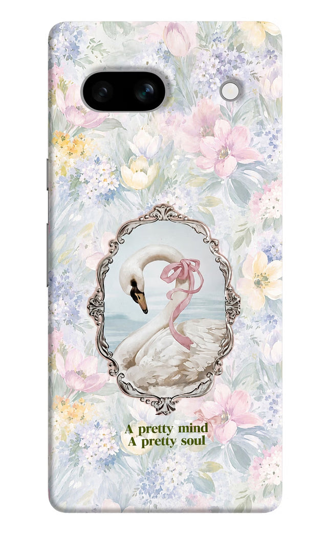Pretty Mind Pretty Soul Google Pixel 7A Hard Case Back Cover by Casekaro